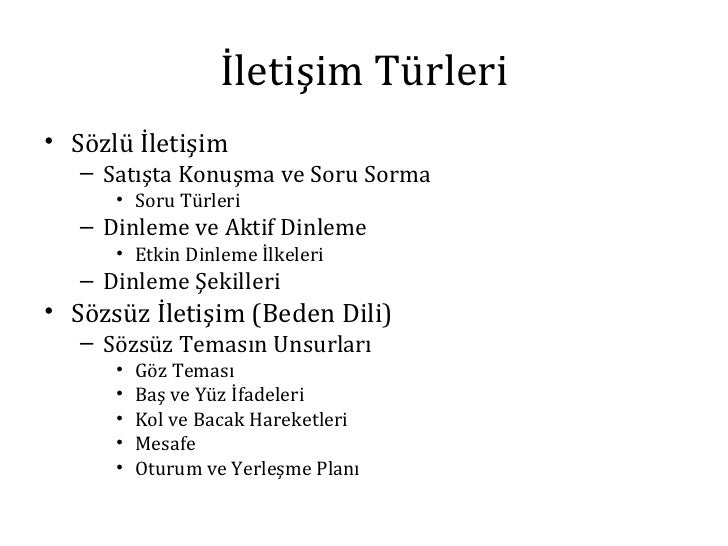 Konuşma Türleri Konuşma Türleri